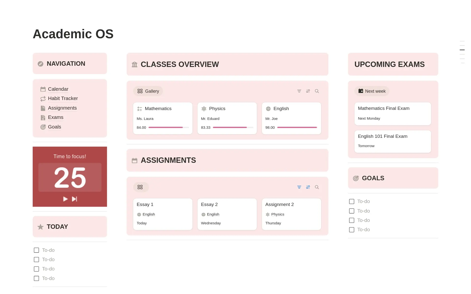 Academic OS